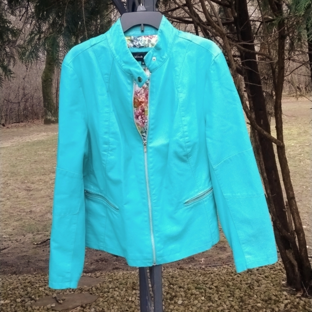 Black Rivet Faux Leather Women’s Jacket size 1X